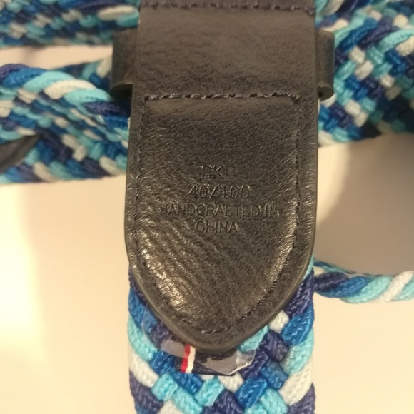 Tommy Hilfiger blue webbed 40/100 belt - Picture 5 of 5